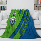 Laden Sie das Bild in den Galerie-Viewer, Seattle Sounders FC Decke, Flanell-Fleece, Überwurf, Raumdekoration