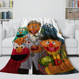 Load image into Gallery viewer, Sesame Street Blanket Flannel Fleece Throw Room Decoration