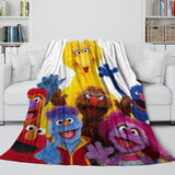 Load image into Gallery viewer, Sesame Street Blanket Flannel Fleece Throw Room Decoration