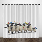 Carica l&#39;immagine nel visualizzatore Galleria, Tende Panda Tende oscuranti Trattamenti per finestre Tende per la decorazione della stanza