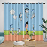 Laden Sie das Bild in den Galerie-Viewer, Snoopy Curtains Blackout Window Drapes Room Decoration