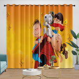 Laden Sie das Bild in den Galerie-Viewer, Snoopy Curtains Blackout Window Drapes Room Decoration