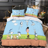 Load image into Gallery viewer, Snoopy Duvet Cover Kids Room Bedding Set Without Filler