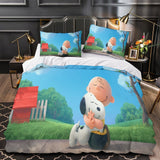 Load image into Gallery viewer, Snoopy Duvet Cover Kids Room Bedding Set Without Filler