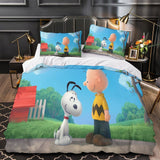 Load image into Gallery viewer, Snoopy Duvet Cover Kids Room Bedding Set Without Filler