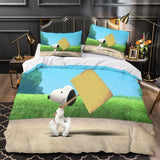 Load image into Gallery viewer, Snoopy Duvet Cover Kids Room Bedding Set Without Filler