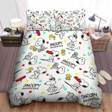 Laden Sie das Bild in den Galerie-Viewer, Snoopy Duvet Cover Pattern Kids Bedding Sets Without Filler