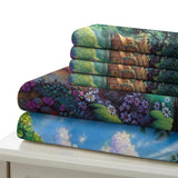 Carica l&#39;immagine nel visualizzatore Galleria, Snow White Bedding Set Pattern Quilt Cover Without Filler