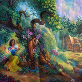 Carica l&#39;immagine nel visualizzatore Galleria, Snow White Bedding Set Pattern Quilt Cover Without Filler