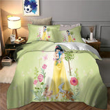 Carica l&#39;immagine nel visualizzatore Galleria, Snow White Bedding Set Pattern Quilt Cover Without Filler