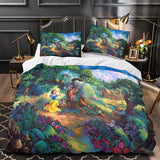 Carica l&#39;immagine nel visualizzatore Galleria, Snow White Bedding Set Pattern Quilt Cover Without Filler