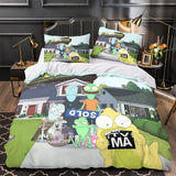 Laden Sie das Bild in den Galerie-Viewer, Solar Opposites Duvet Cover Pattern Bedding Set Without Filler