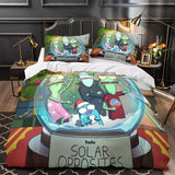 Laden Sie das Bild in den Galerie-Viewer, Solar Opposites Duvet Cover Pattern Bedding Set Without Filler