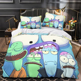 Laden Sie das Bild in den Galerie-Viewer, Solar Opposites Duvet Cover Pattern Bedding Set Without Filler