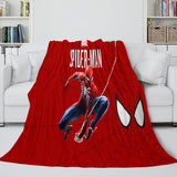 Laden Sie das Bild in den Galerie-Viewer, Spider Blanket Pattern Man Flannel Throw Kids Room Decoration