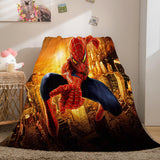 Laden Sie das Bild in den Galerie-Viewer, Spider Blanket Pattern Man Flannel Throw Kids Room Decoration