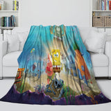 Load image into Gallery viewer, SpongeBob SquarePants Blanket Flannel Kids Room Throw