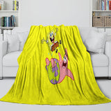 Load image into Gallery viewer, SpongeBob SquarePants Blanket Pattern Flannel Throw Room Decoration