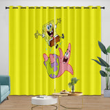 Laden Sie das Bild in den Galerie-Viewer, SpongeBob SquarePants Curtains Blackout Kids Room Window Drapes