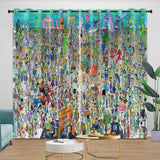 Load image into Gallery viewer, SpongeBob SquarePants Curtains Blackout Window Drapes Room Decoration