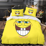 Laden Sie das Bild in den Galerie-Viewer, SpongeBob SquarePants Duvet Cover Kids Room Bedding Set Without Filler