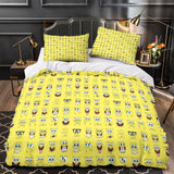 Laden Sie das Bild in den Galerie-Viewer, SpongeBob SquarePants Duvet Cover Kids Room Bedding Set Without Filler