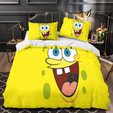 Laden Sie das Bild in den Galerie-Viewer, SpongeBob SquarePants Duvet Cover Kids Room Bedding Set Without Filler