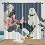 Carica l&#39;immagine nel visualizzatore Galleria, Spy X Family Curtains Kids Blackout Window Drapes