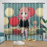 Carica l&#39;immagine nel visualizzatore Galleria, Spy X Family Curtains Kids Blackout Window Drapes