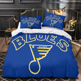 Laden Sie das Bild in den Galerie-Viewer, St. Louis Blues Bedding Set Quilt Duvet Cover Without Filler
