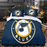 Laden Sie das Bild in den Galerie-Viewer, St. Louis Blues Bedding Set Quilt Duvet Cover Without Filler