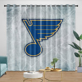 Load image into Gallery viewer, St. Louis Blues Curtains Blackout Window Drapes Room Decoration