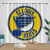 Load image into Gallery viewer, St. Louis Blues Curtains Blackout Window Drapes Room Decoration