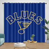 Load image into Gallery viewer, St. Louis Blues Curtains Blackout Window Drapes Room Decoration