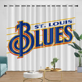 Load image into Gallery viewer, St. Louis Blues Curtains Blackout Window Drapes Room Decoration