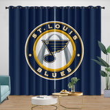 Load image into Gallery viewer, St. Louis Blues Curtains Blackout Window Drapes Room Decoration
