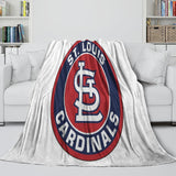 Laden Sie das Bild in den Galerie-Viewer, St. Louis Cardinals Blanket Flannel Throw Room Decoration