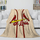 Laden Sie das Bild in den Galerie-Viewer, St. Louis Cardinals Blanket Flannel Throw Room Decoration