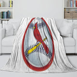 Laden Sie das Bild in den Galerie-Viewer, St. Louis Cardinals Blanket Flannel Throw Room Decoration