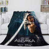 Load image into Gallery viewer, Star Wars Ahsoka Blanket Flannel Fleece Throw