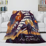 Load image into Gallery viewer, Star Wars Ahsoka Blanket Flannel Fleece Throw