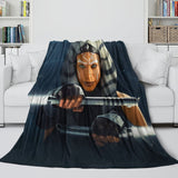 Load image into Gallery viewer, Star Wars Ahsoka Blanket Flannel Fleece Throw