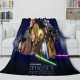 Load image into Gallery viewer, Star Wars Attack of the Clones Blanket Flannel Throw Room Decoration