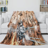 Load image into Gallery viewer, Star Wars Attack of the Clones Blanket Flannel Throw Room Decoration