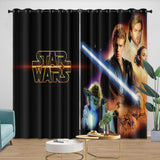 Laden Sie das Bild in den Galerie-Viewer, Star Wars Attack of the Clones Curtains Blackout Window Drapes