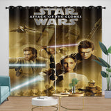 Laden Sie das Bild in den Galerie-Viewer, Star Wars Attack of the Clones Curtains Blackout Window Drapes