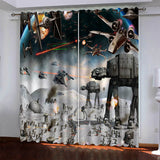 Charger l'image dans la visionneuse de la galerie, Star Wars Kids Curtains Blackout Window Drapes Room Decoration