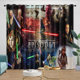 Charger l&#39;image dans la visionneuse de la galerie, Star Wars Phantom Menace Curtains Blackout Window Drapes