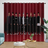 Laden Sie das Bild in den Galerie-Viewer, Stray Kids Curtains Blackout Window Pattern Drapes Room Decoration