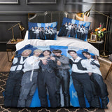 Laden Sie das Bild in den Galerie-Viewer, Stray Kids Duvet Cover Pattern Bedding Set Without Filler